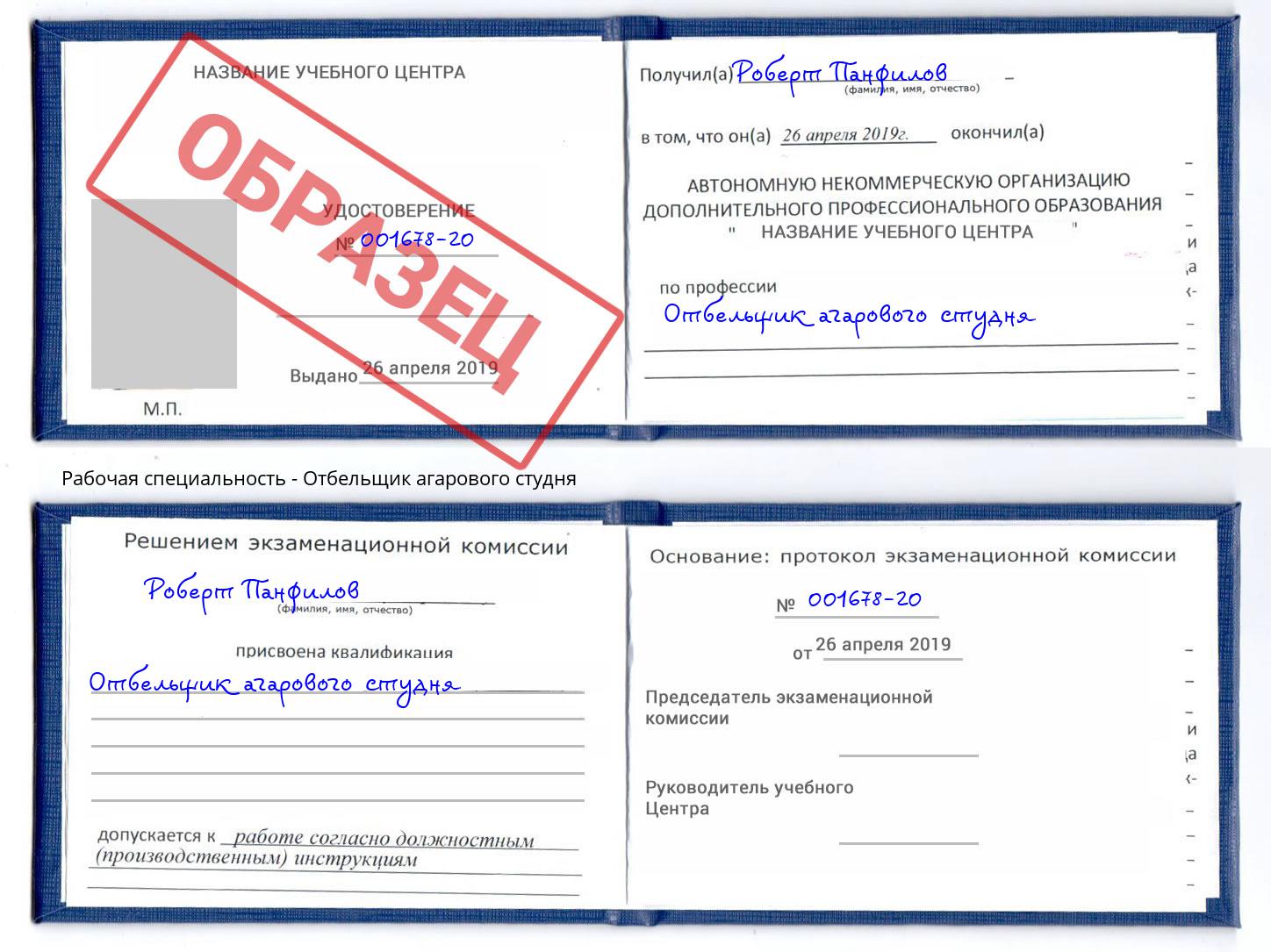 Отбельщик агарового студня Елабуга