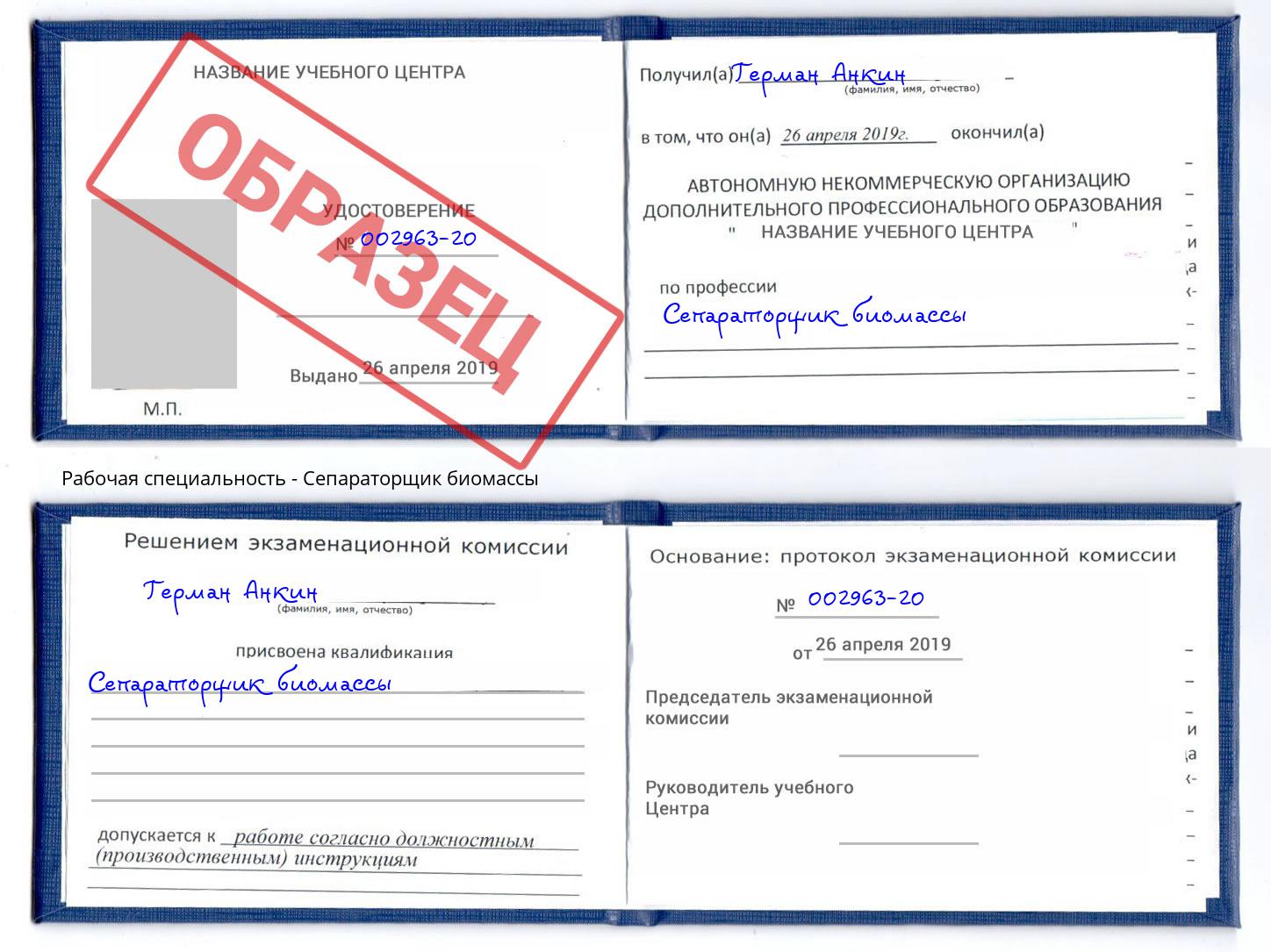 Сепараторщик биомассы Елабуга